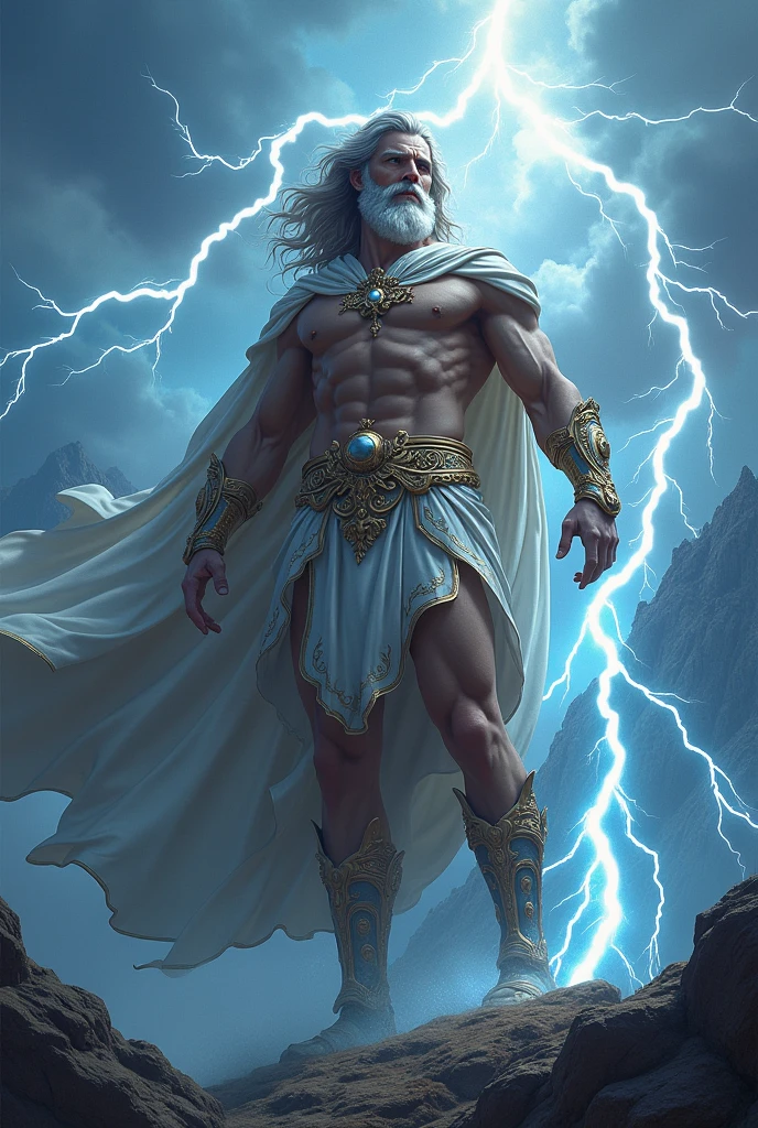 Zeus, olympus, lord, slot, thunder, Realistic