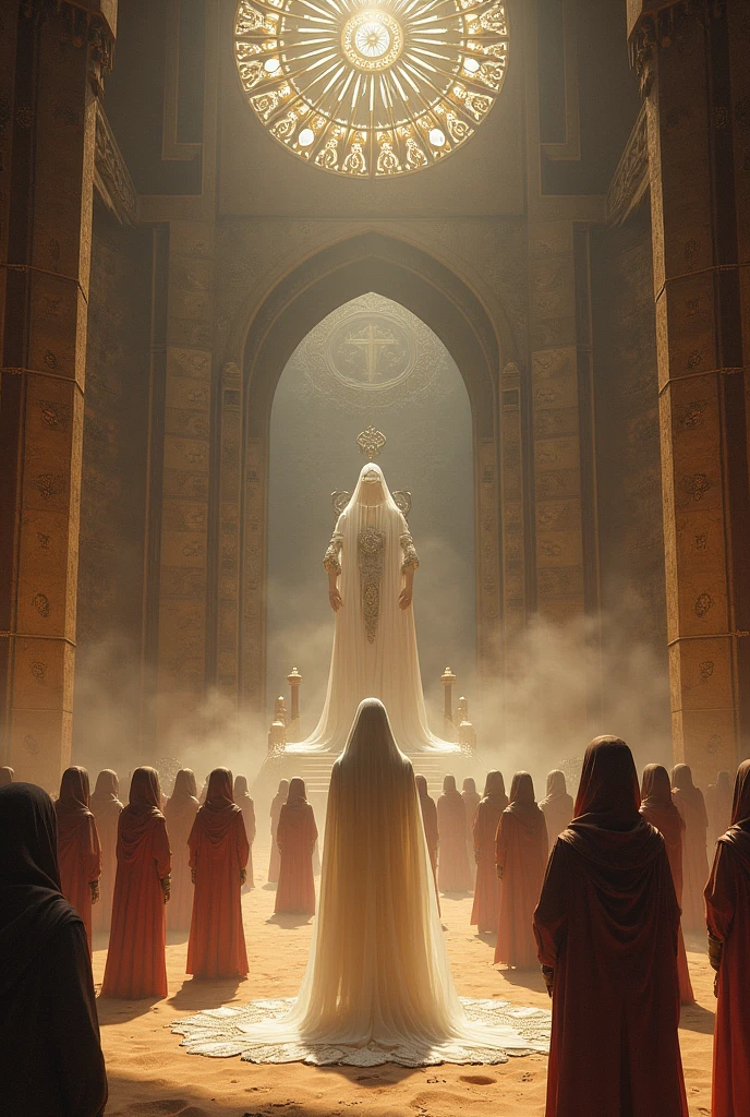 Lilith in the Templar of Roses with the male and female brotherhoods in the Sahara Desert