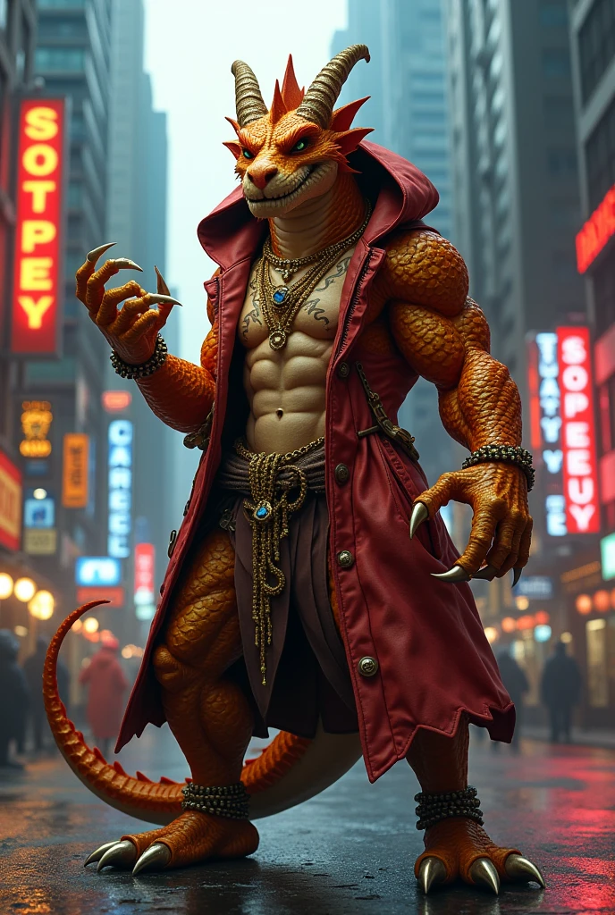 Dragon that looks like a rapper