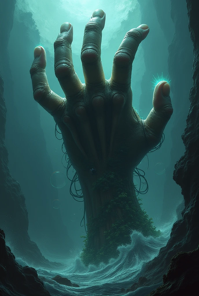 Hand shaped like a colossal squid