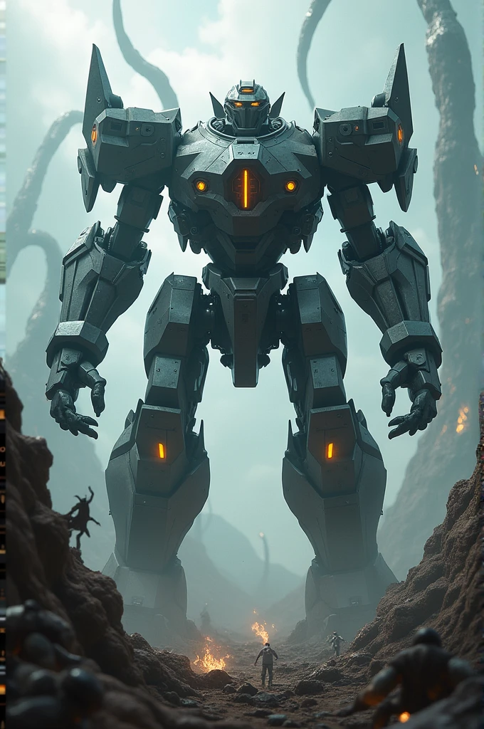 Robot kill monsters
