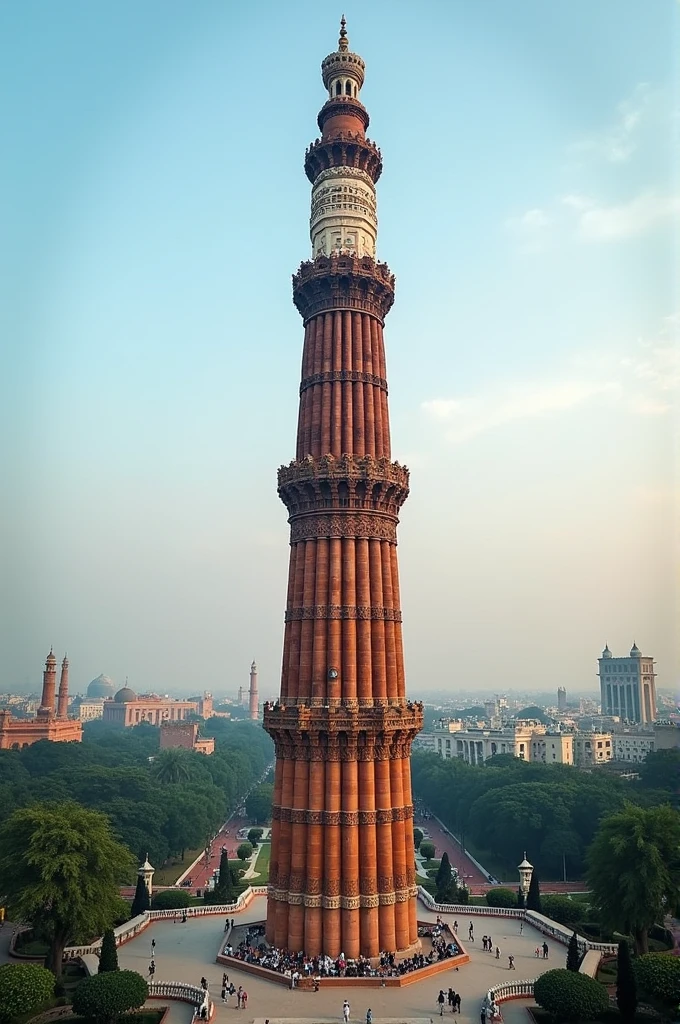 A photograph of minar e pakistan in lahore
