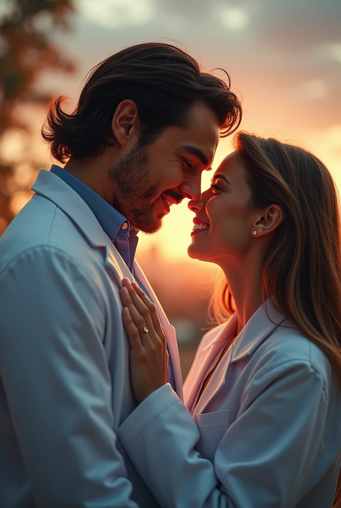 There are three characters, a man who is the main character and is an actor, a lady who is also the main character and she is a doctor and another guy who is the second male lead and is also a doctor. Based on this imagination, create a book cover for me with the title "You Make Me Better". Make it look admirable and realistic