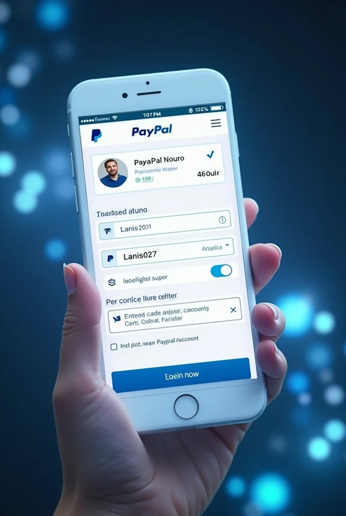 Make a paypal transfer of 20 euros in the name of lanis0027