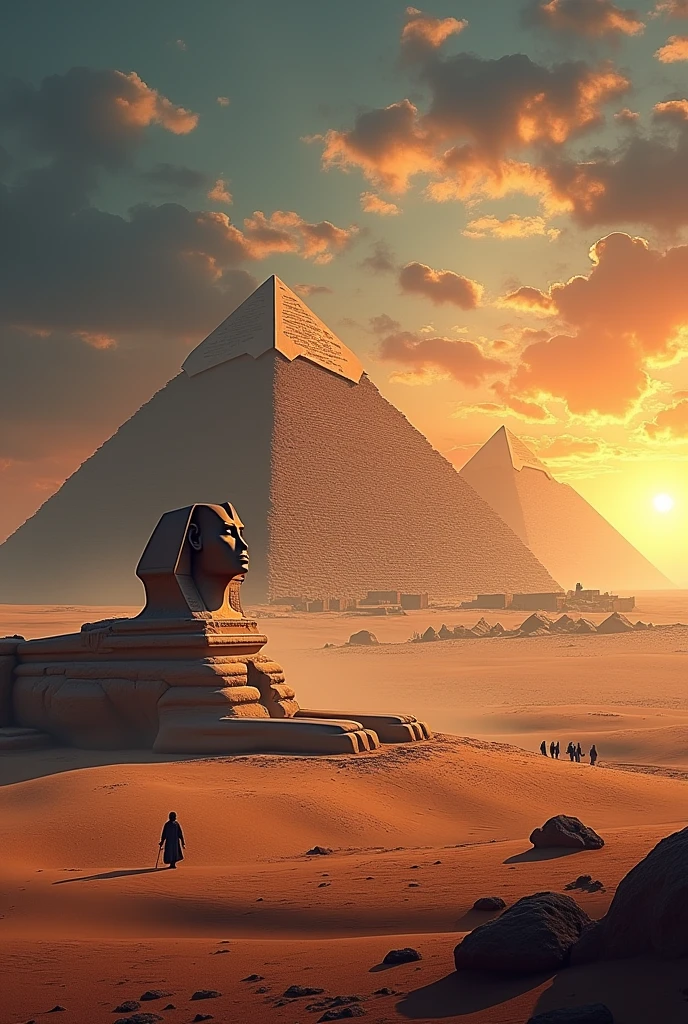 Art with the theme :this is how the world works ,Giza