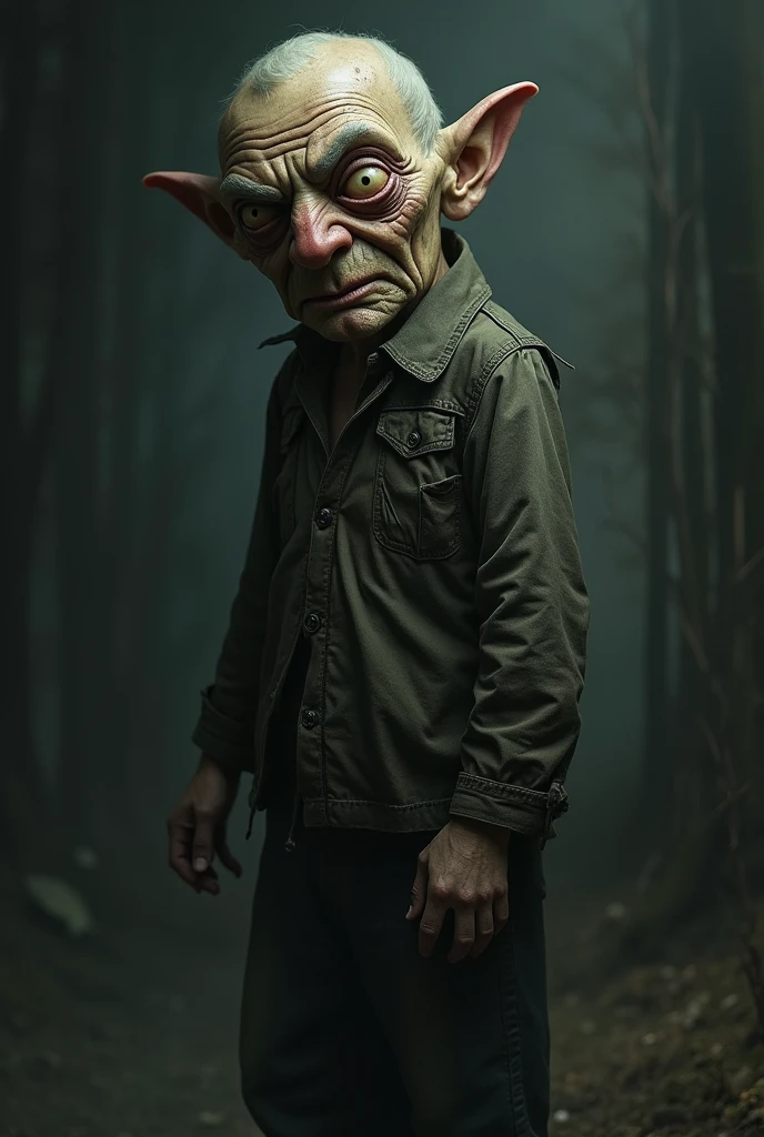 A very ugly man