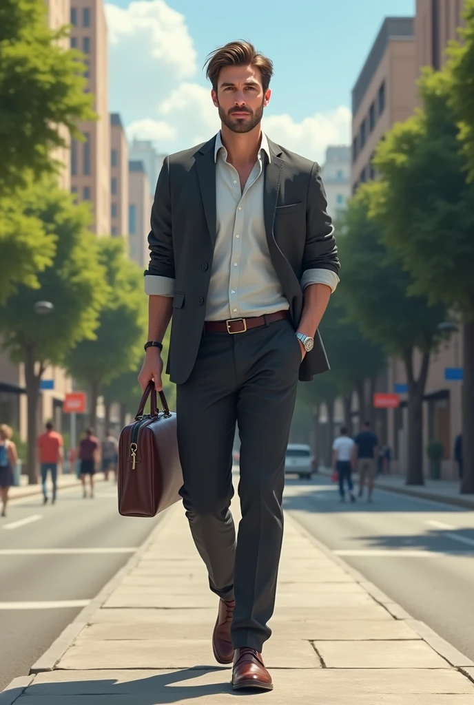 Prosecutor in casual clothes