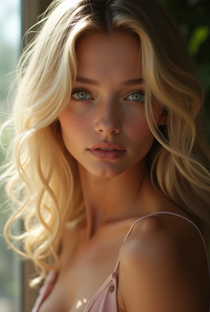 Very pretty and sexy blonde girl