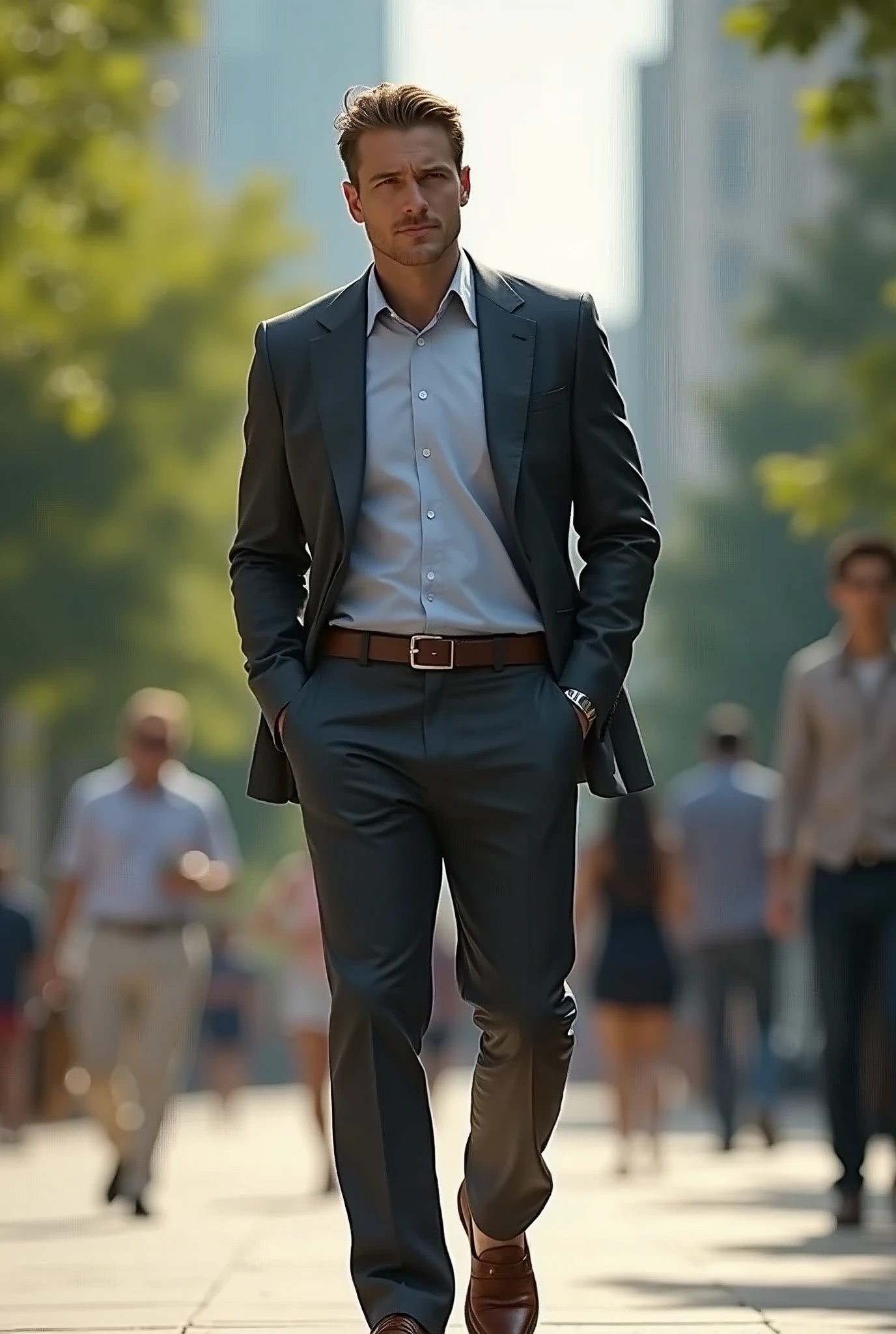 Prosecutor in casual clothes