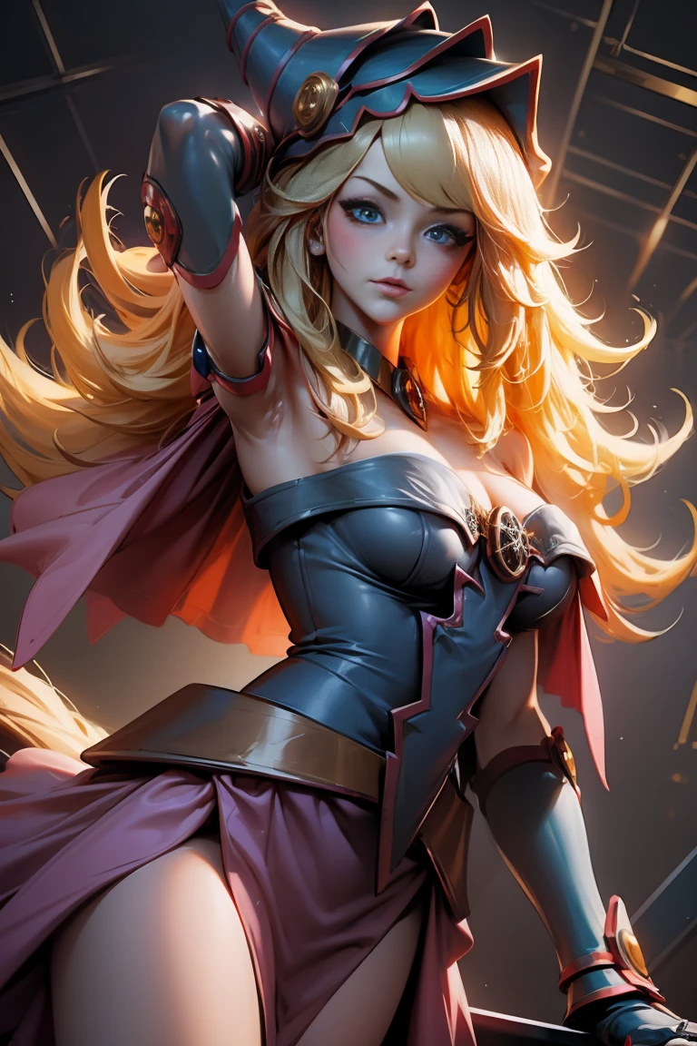 only, super good photo, Unreal Engine 5 8K UHD digital artistic portrait of a girl, Conceptual art, character concept design, wearing a tight, shiny white dress with metallic details, golden crown, blue eyes, fantasy princess, metal glove, long blonde hair, The best quality, masterpiece, Super detailed, sharp focus, Subjective pose and sexy and innocent and