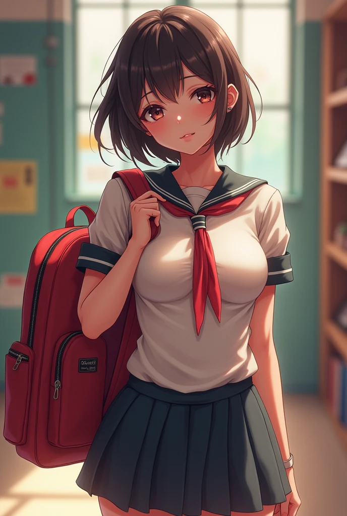 Big Breasts school bag