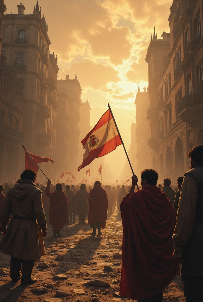 It was a period of indignation and protest that turned the tragic collapse of the Spanish Empire into a new era of intellectual splendor., This time oriented towards a more progressive thought..