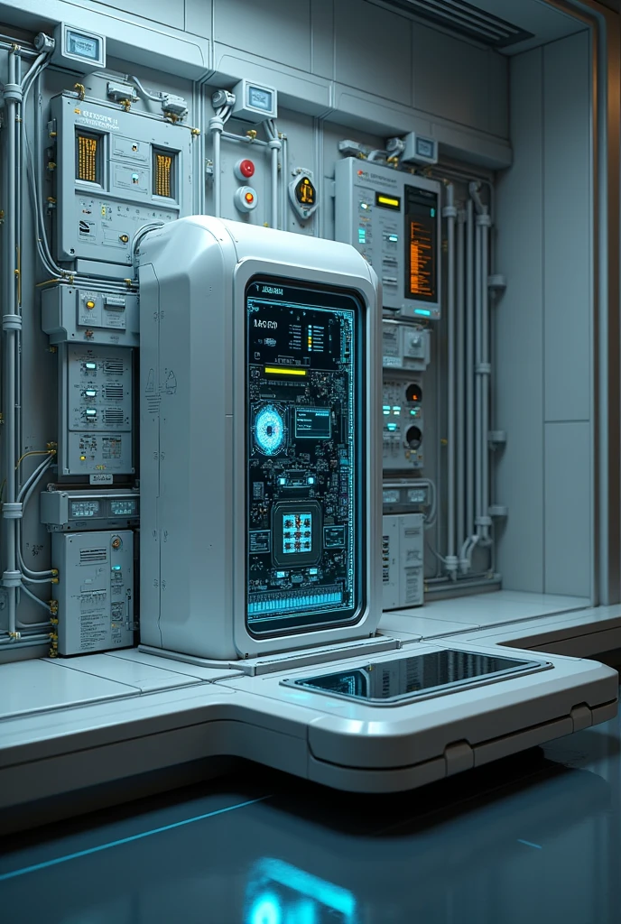 It represents a control system with state feedback.
