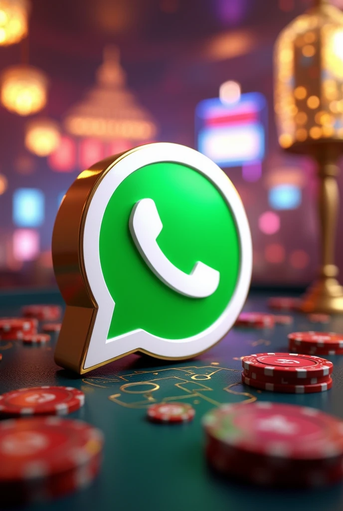 I would like a casino fund, with whatsapp logos in 3d
