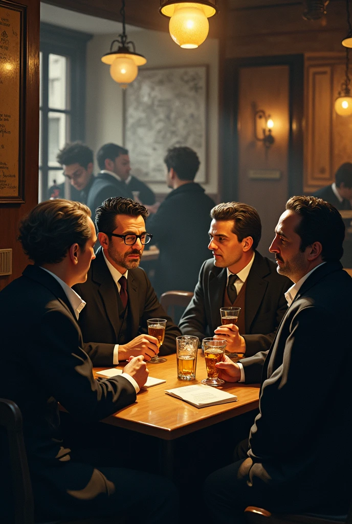 - It brought together various writers and thinkers born between 1864 and 1876 - They used to meet in bars and cafes, to debate and discuss their works and those they plan to create -They share a pessimistic and critical view of Spain -They embrace subjectivity as the artist's highest value.