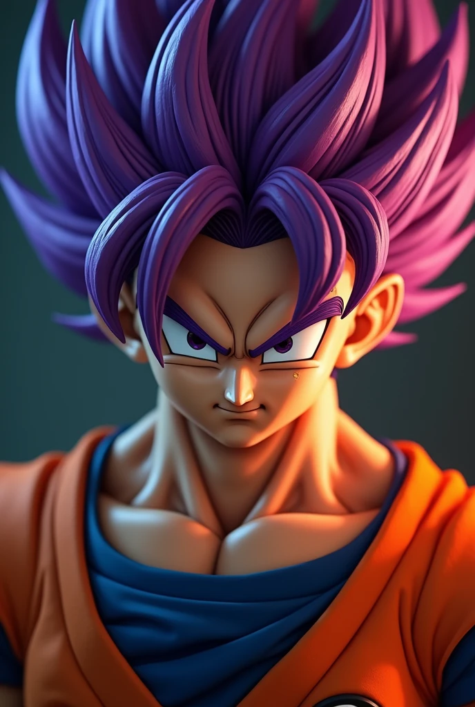 Piccolo cabelo roxo dragon ball z, detailedeyes, nase, and lips,ultra detali,(realisitic,photorealisitic,photo-realisitic:1.37),HDR,studio lighting,extremely detailed face and body, portraite,cinematic lighting,dramatic lighting,warm color tones,dramatic colors I