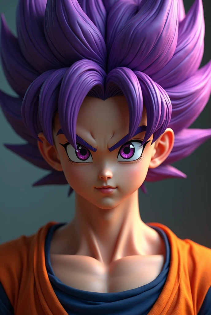 Piccolo cabelo roxo dragon ball z, detailedeyes, nase, and lips,ultra detali,(realisitic,photorealisitic,photo-realisitic:1.37),HDR,studio lighting,extremely detailed face and body, portraite,cinematic lighting,dramatic lighting,warm color tones,dramatic colors I
