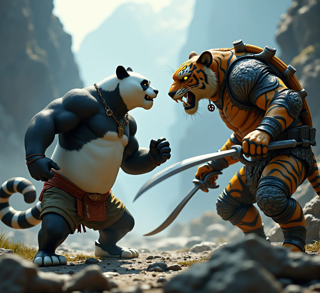 Tai Lung from Kung Fu Panda and Tiger Claw from TMNT 2012 series