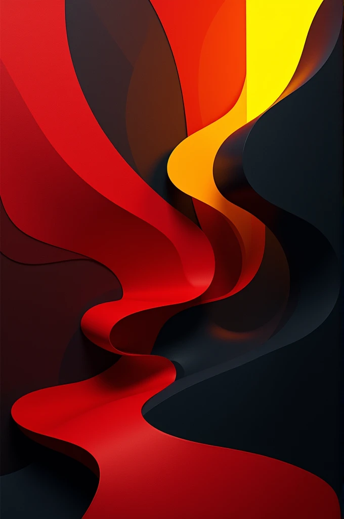 Abstract red and black yellow background 
