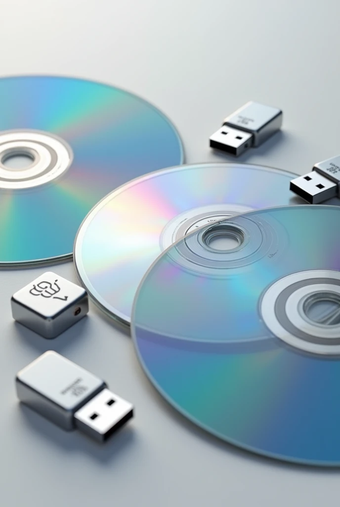 Picture of "CDs and USB flash drives" with an elegant and modern style
