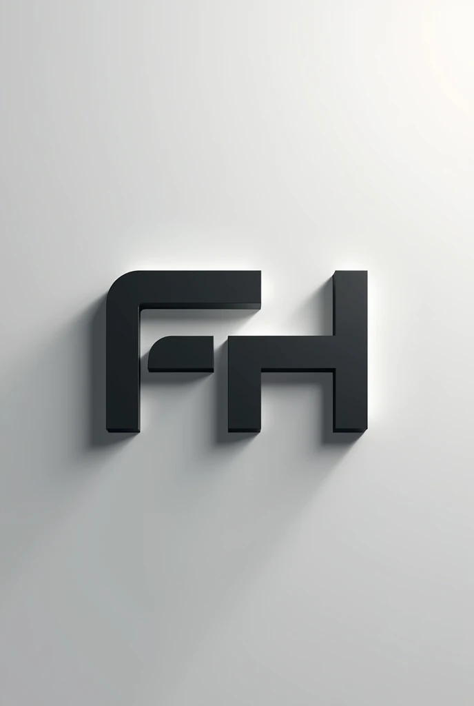 Create a logo using the initials F H