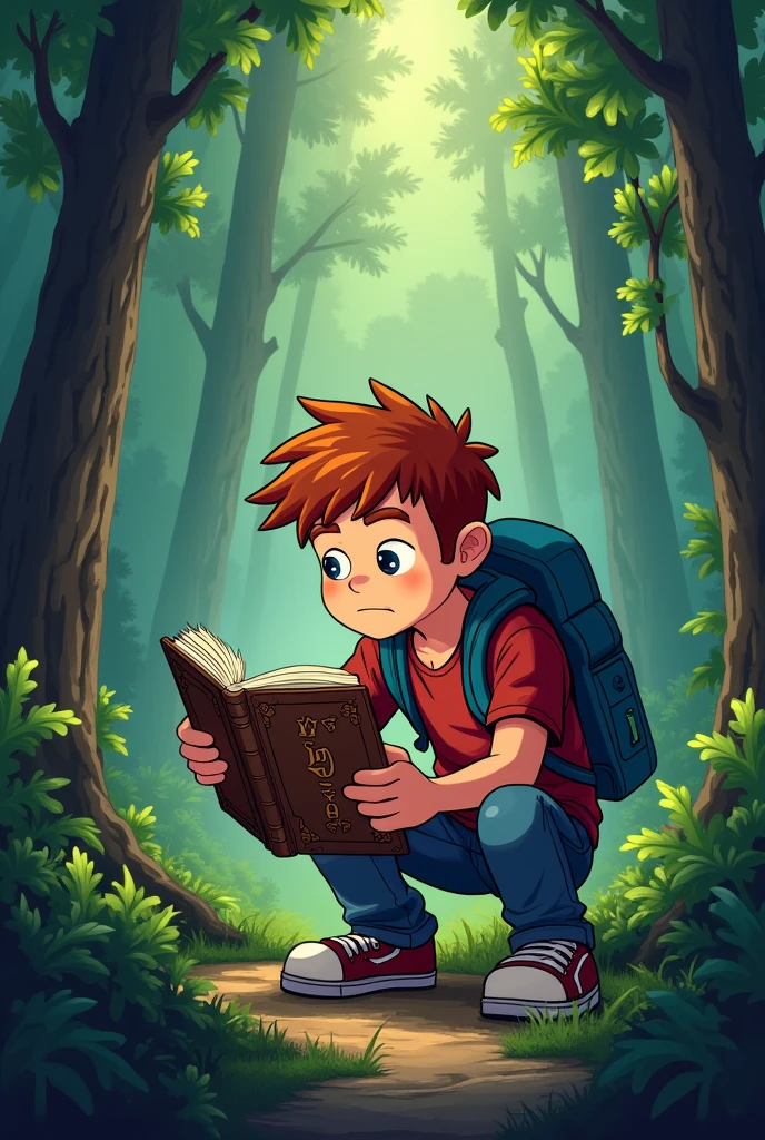 Dipper (gravity falls) achando o diario