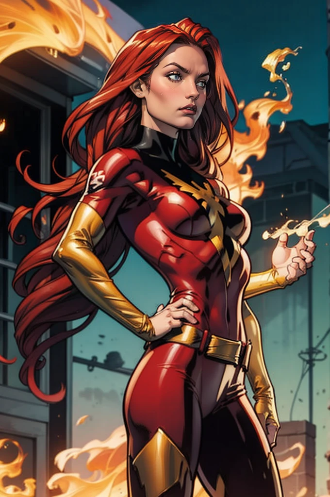 Phoenix Jean Grey red costume
