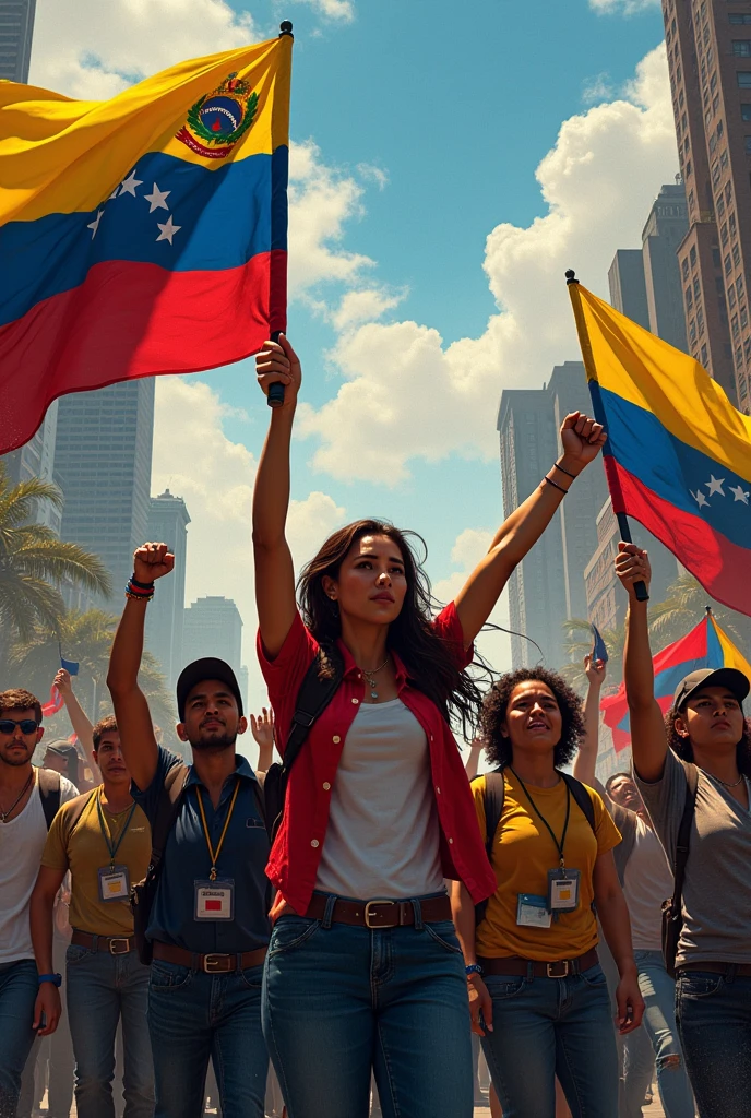 Freedom struggle in Venezuela