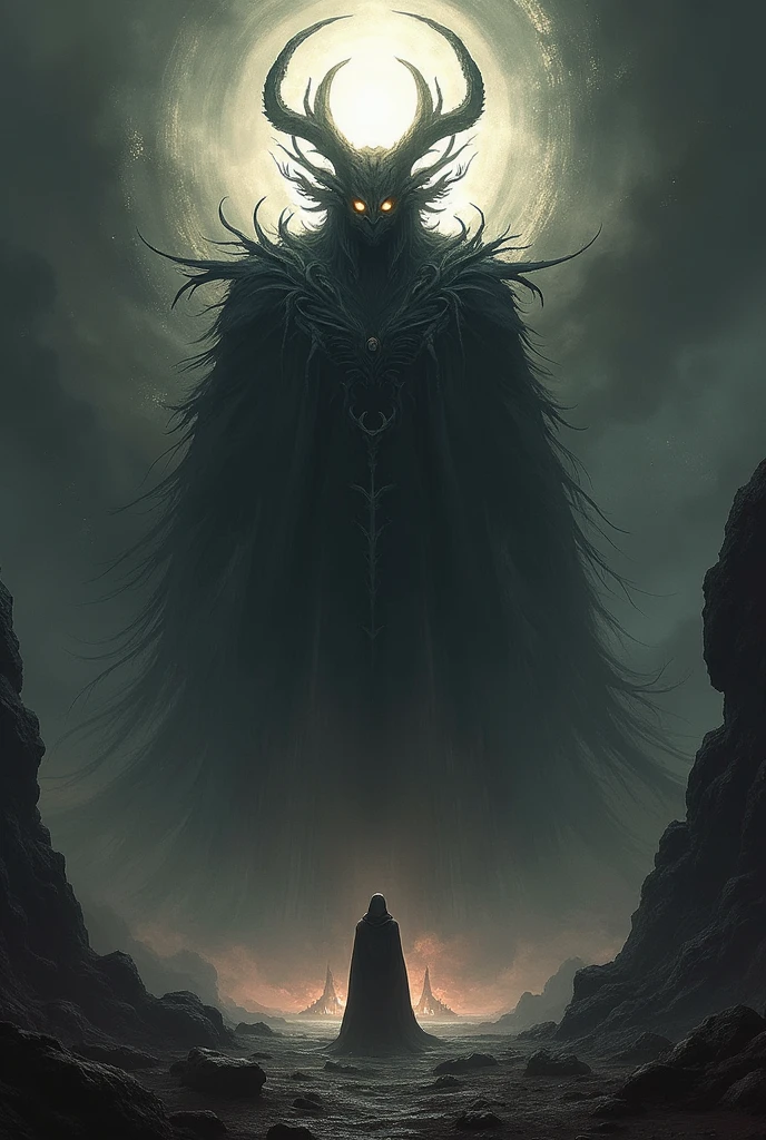 AN IMAGE WITH SYMBOL OF THE MOST POWERFUL BEING, THE FINAL VILLAIN.
