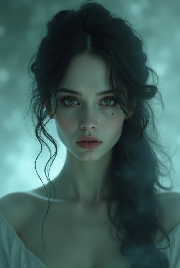 woman with cold skin look
