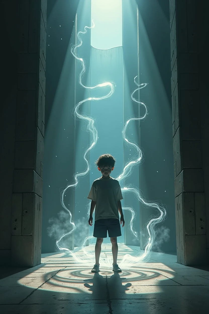 A boy who controls shadows