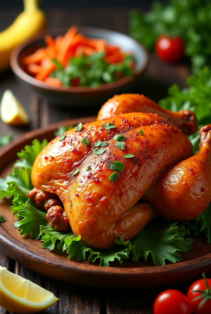 Flyer de pollo broster