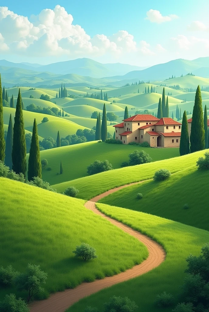 green fields italian