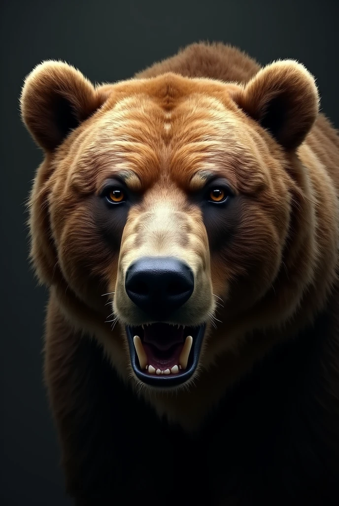 Design a bear face  
