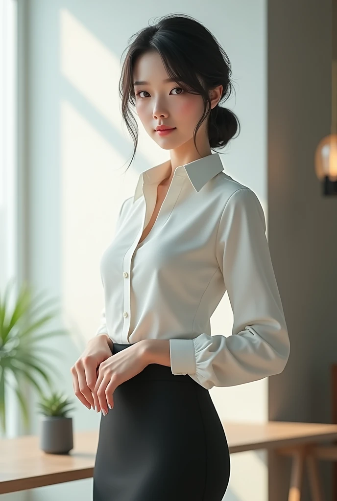 beauty secretary。Japanese。Age 25