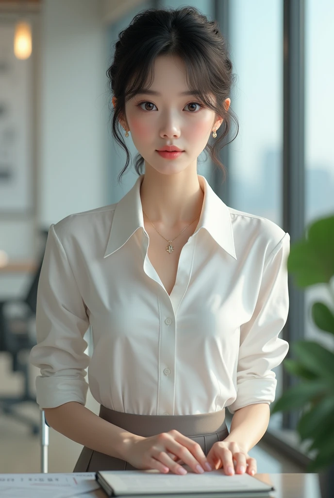 beauty secretary。Japanese。Age 25