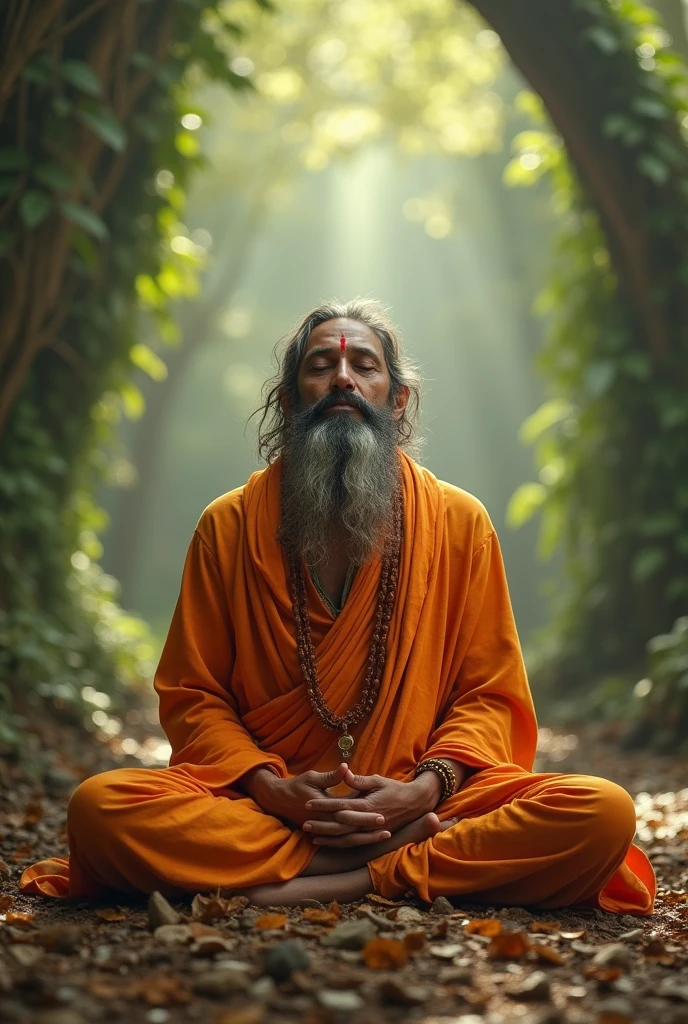 Loard hnuman ji , maditetion chanting the name of ram 