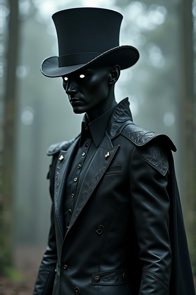 **NAMESAKE**: **「BIRTH OF SYMPHONY」**

**TYPE**: **Close Range, Artificial Humanoid**

**APPEARANCE**: "Birth of Symphony" appears as a black, almost shadow-like humanoid figure. It possesses a tall and slender frame adorned with sharp angles and intricate embellishments. Its head is concealed beneath a helmet crafted from a dark, matte material, leaving only a pair of glowing, deep-set eyes that cast a dim, eerie aura. The helmet bears a subtle resemblance to a conductor's top hat.