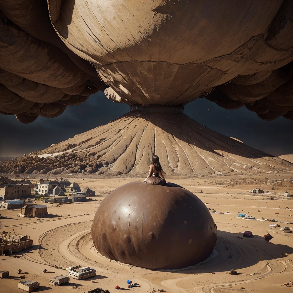 Giantess Princess with a giant size ball gown Underneath her giant big inflatable balldress a giant amount of poop floats out and Under the gigantic fallen big ball gown filled with poop she pushes a giant amount of poop out from under the dress giantballdress bubblegum a giant amount of poop floats out and the princess is bigger than the cities and towers over and overgrows the whole cities and the world with poop She floods the world with giant poop The gigantic princess floods the world with her giant poop worst The small tiny cities are overflowing with poop scat filling Giant poop planet Giant poop Kilometers high bigger poop 