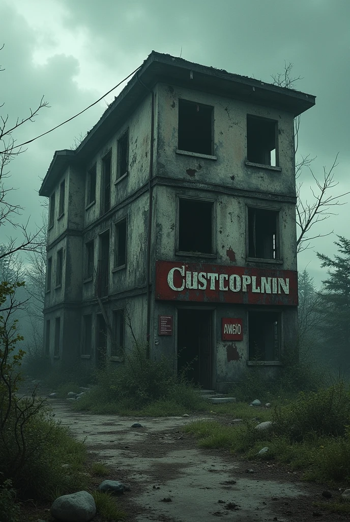 old abandoned small condominium, zombie apocalypse style