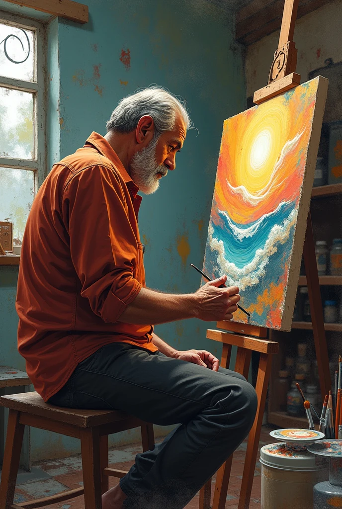 Can you create an Illustration focusing on Fernando Yord Salvadoran artist
