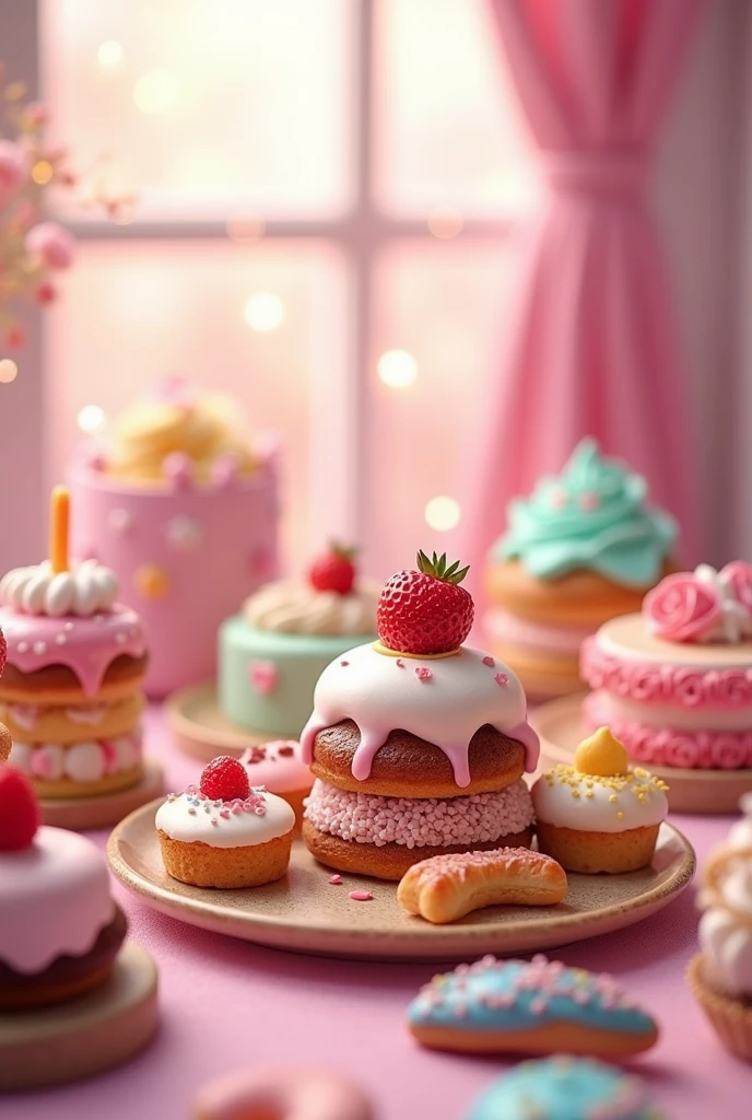 🍫🧁🍪🍰🥤🍬🍨