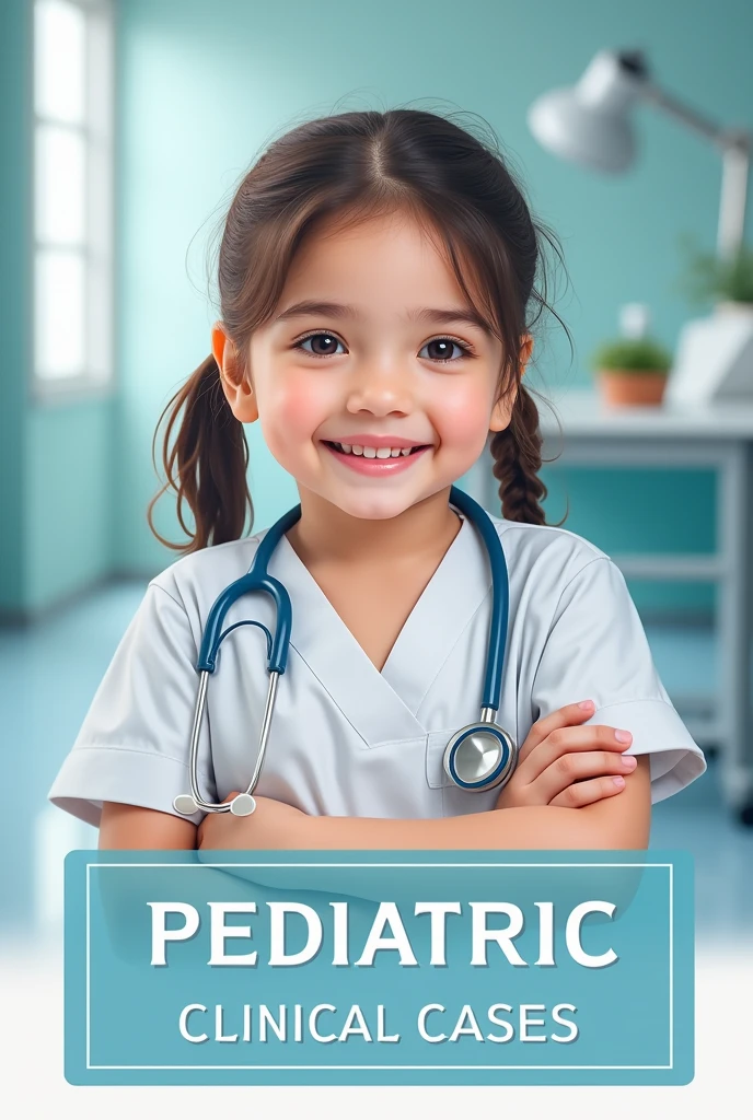 Create a cover that says pediatric clinical cases