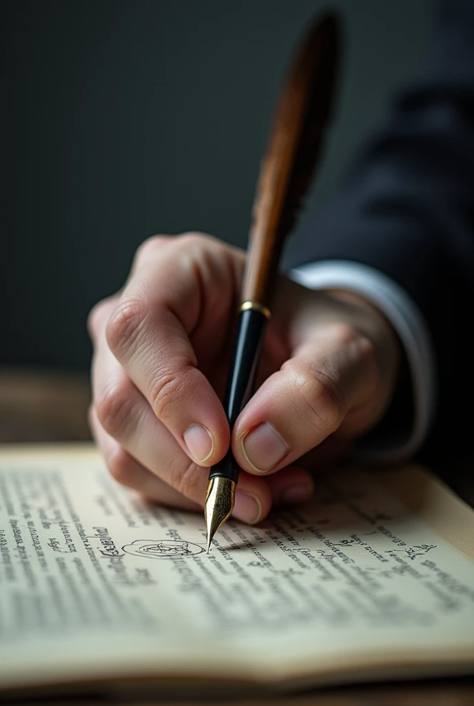 Pen is more powerful than a knife