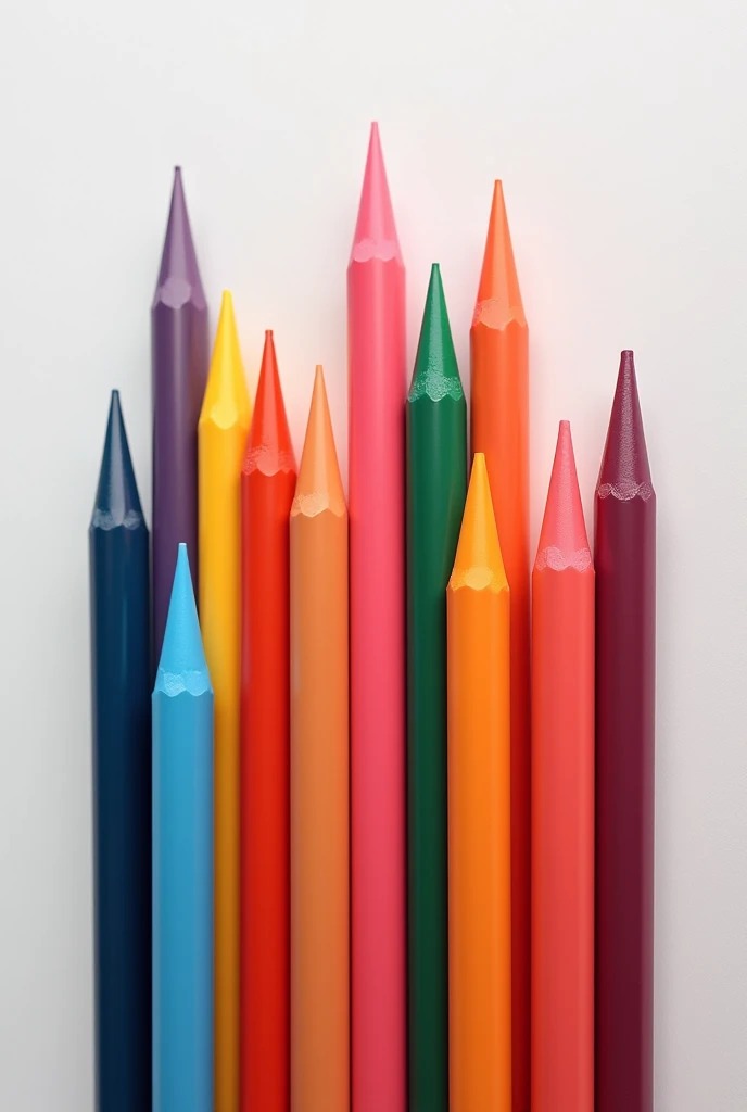 Picture of "crayons" with an elegant and modern style