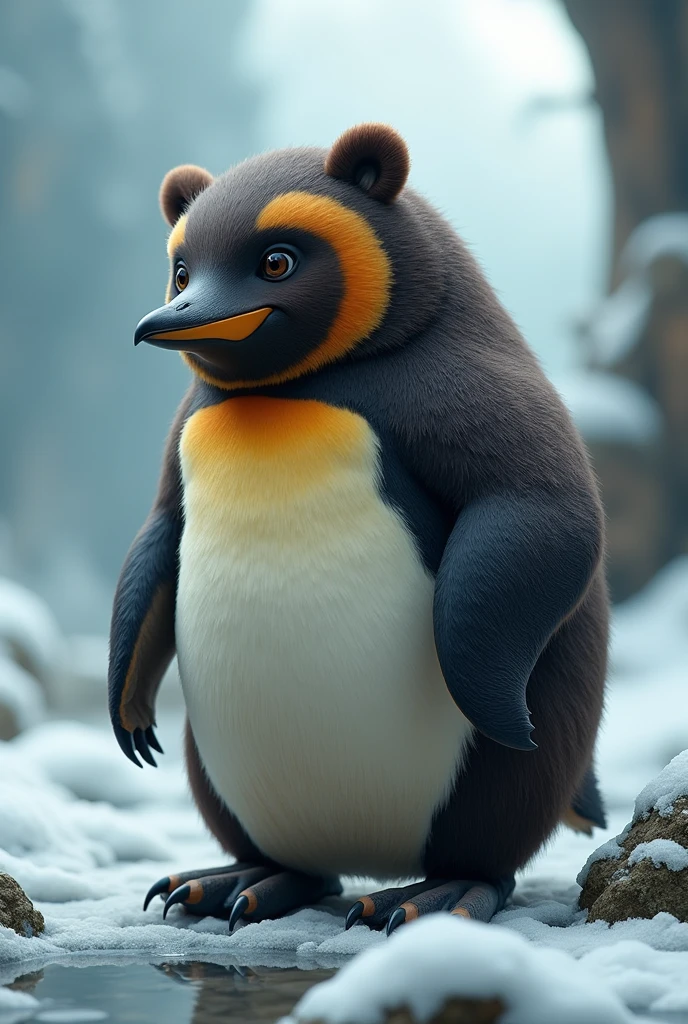 Bear and penguin mix