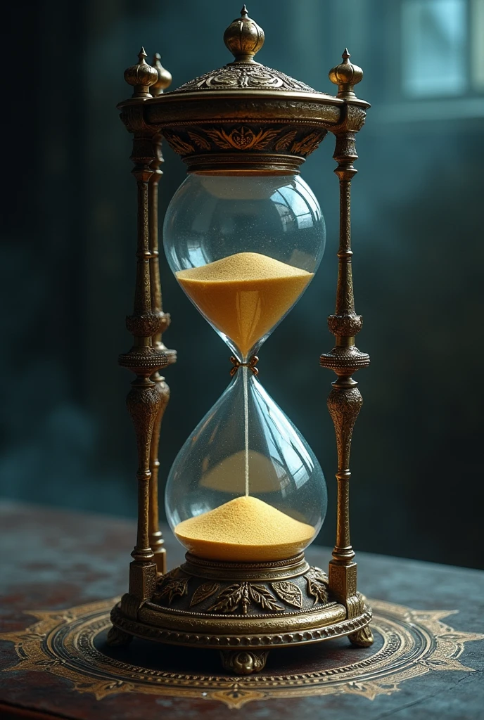 illuminati y reloj de arena
