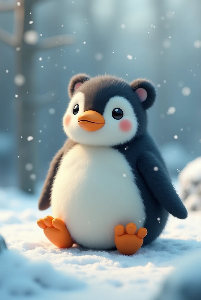 Penguin and bear mix