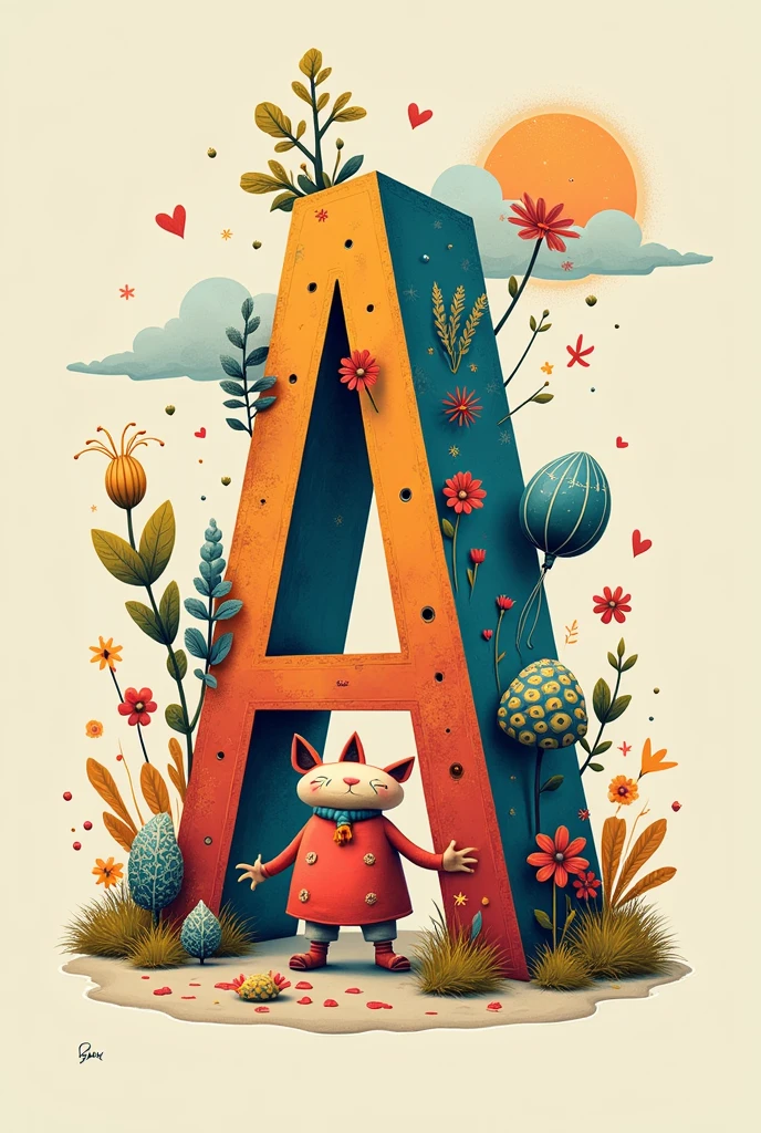 that this design inadvertently has the letter A