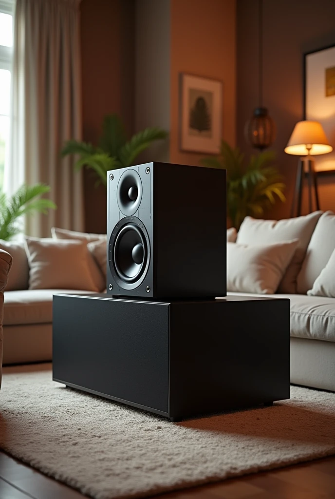 Bass box in the living room